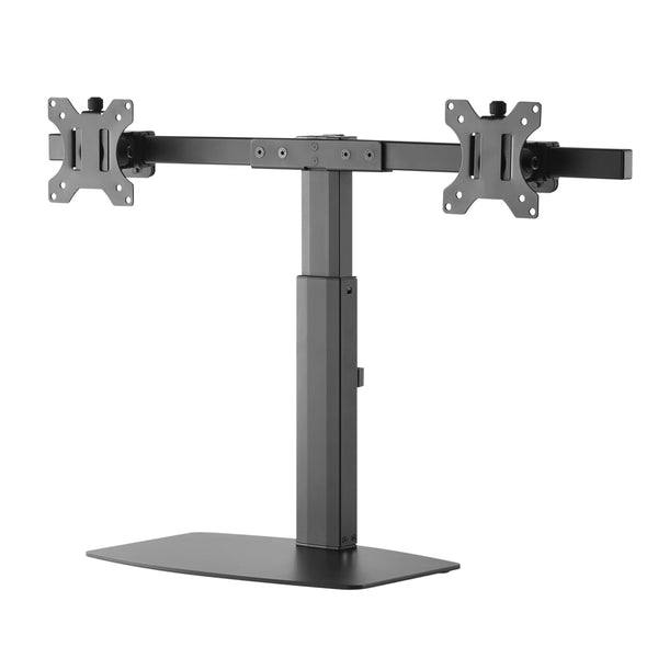 Dual Screen Pneumatic Vertical Lift Monitor Stand | Amer Mounts 2EZH