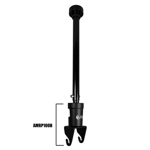 AMREADJ1626B | Adjustable Extension Pole in Black | 16" to 26" Height