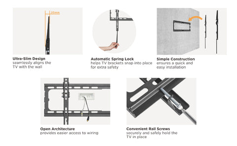 TV Wall Mount Bracket for 32"-70" - EZW4045T