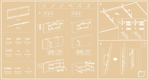 TV Wall Mount Bracket for 32"-70" - EZW4045T
