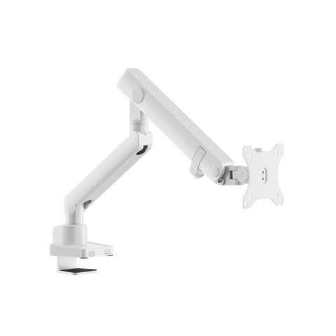 Single Monitor Mount With Articulating Arm - HYDRA1B-W (WHITE)