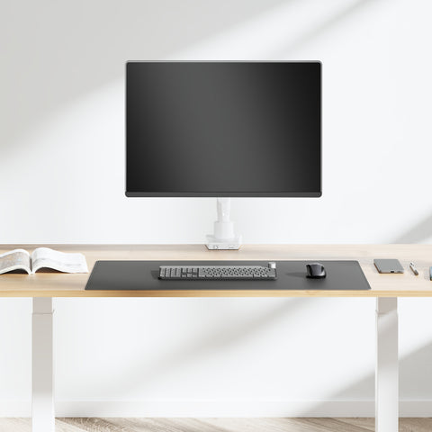 Single Monitor Mount With Articulating Arm - HYDRA1B-W (WHITE)