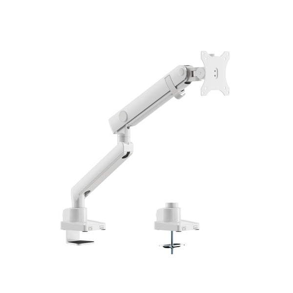 Single Monitor Mount With Articulating Arm - HYDRA1B-W (WHITE)