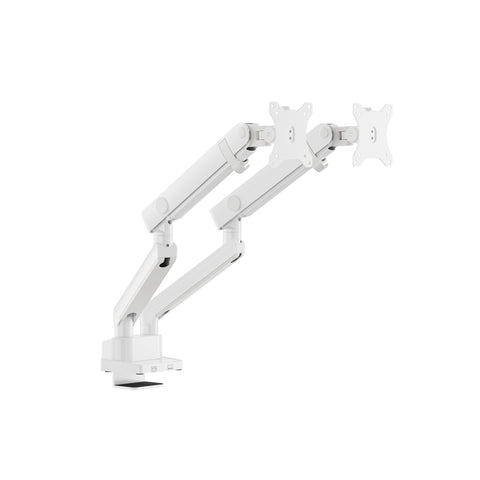 Dual Monitor Mount With Articulating Arms - HYDRA2B-W (WHITE)