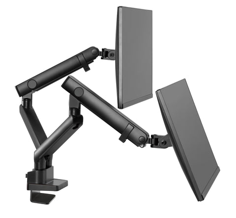 Dual Monitor Mount Articulating Arms (Black) HYDRA2B