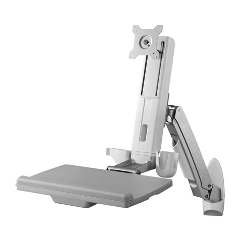 Sit Stand Combo Workstation Wall Mount System - AMR1AWS