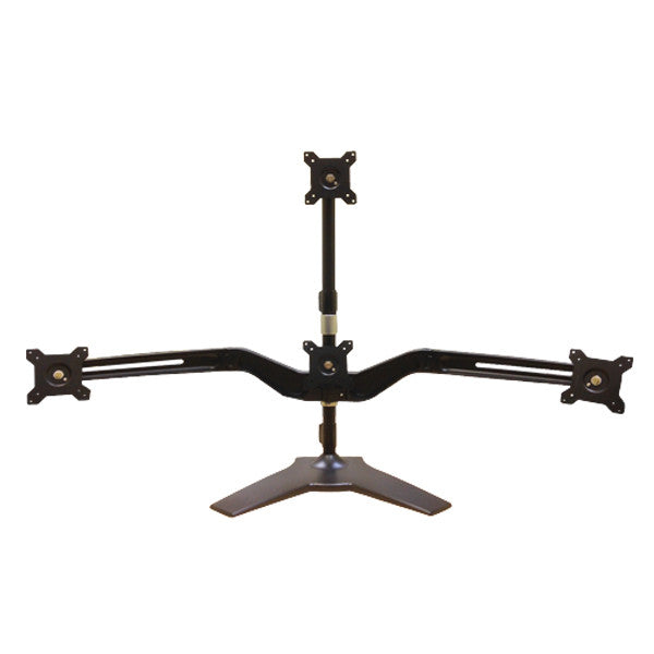 "One Over Three" Quad LCD/LED Monitor Stand - AMR4S+