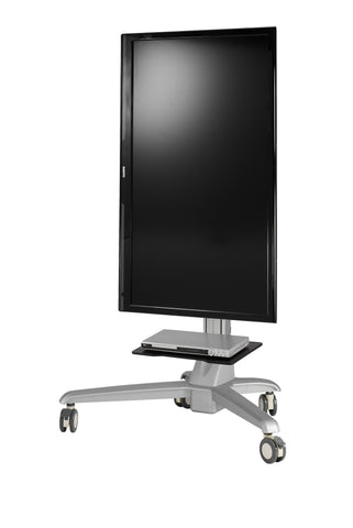 Mobile Media Conference Computer / TV Display Cart with Motorized Lift - AMRM6E