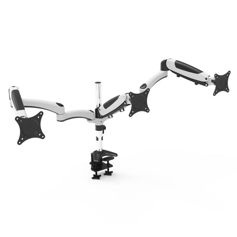 HYDRA3XL | Triple Monitor Mount with Articulating Arms | Supports 15” - 28" Monitors | Amer Mounts